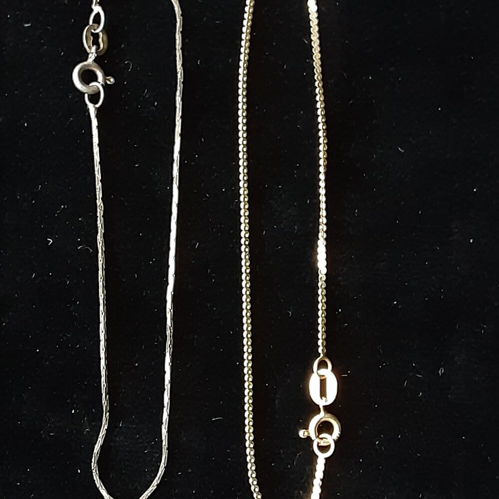two thin bracelets